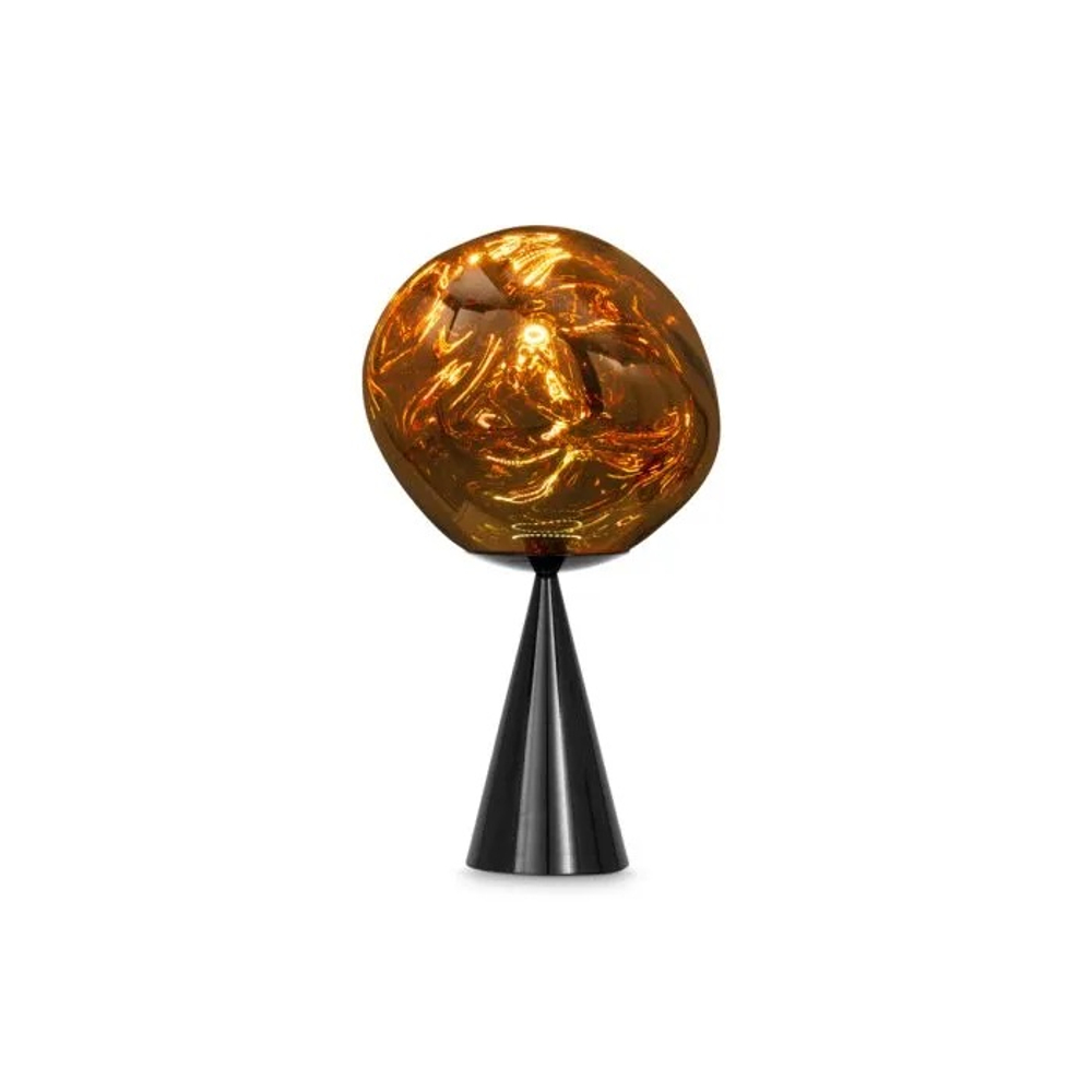 Настольная лампа Melt Cone Fat gold