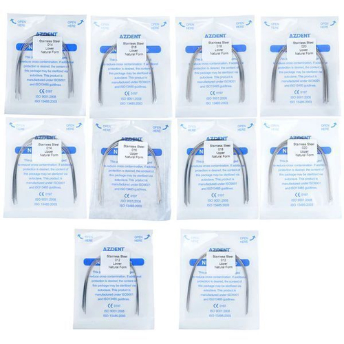 Дуги ортодонтические Stainless Steel Upper 0.019*25 Azdent