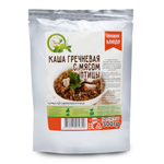 Каша гречневая с мясом, реторт пакет Набор 4 шт. (Фермер)