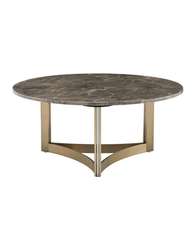 Журнальный столик Кассия 90*90 см темная керамика