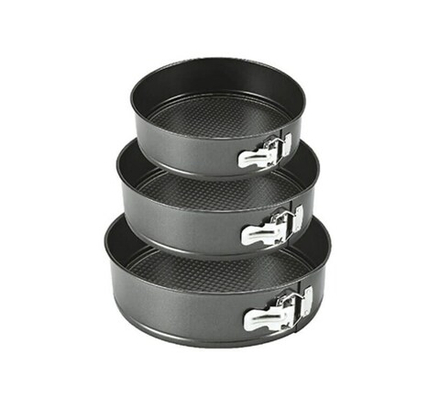 Формы для выпечки (Набор из 3х шт) с покрытием non-stick "MercuryHaus", MC - 6190 (12) 24/26/28 см