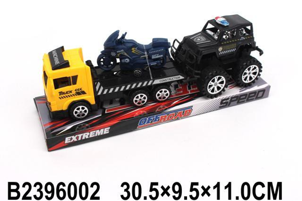 Автовоз ин. + 2 машинки, ПК, F602-109