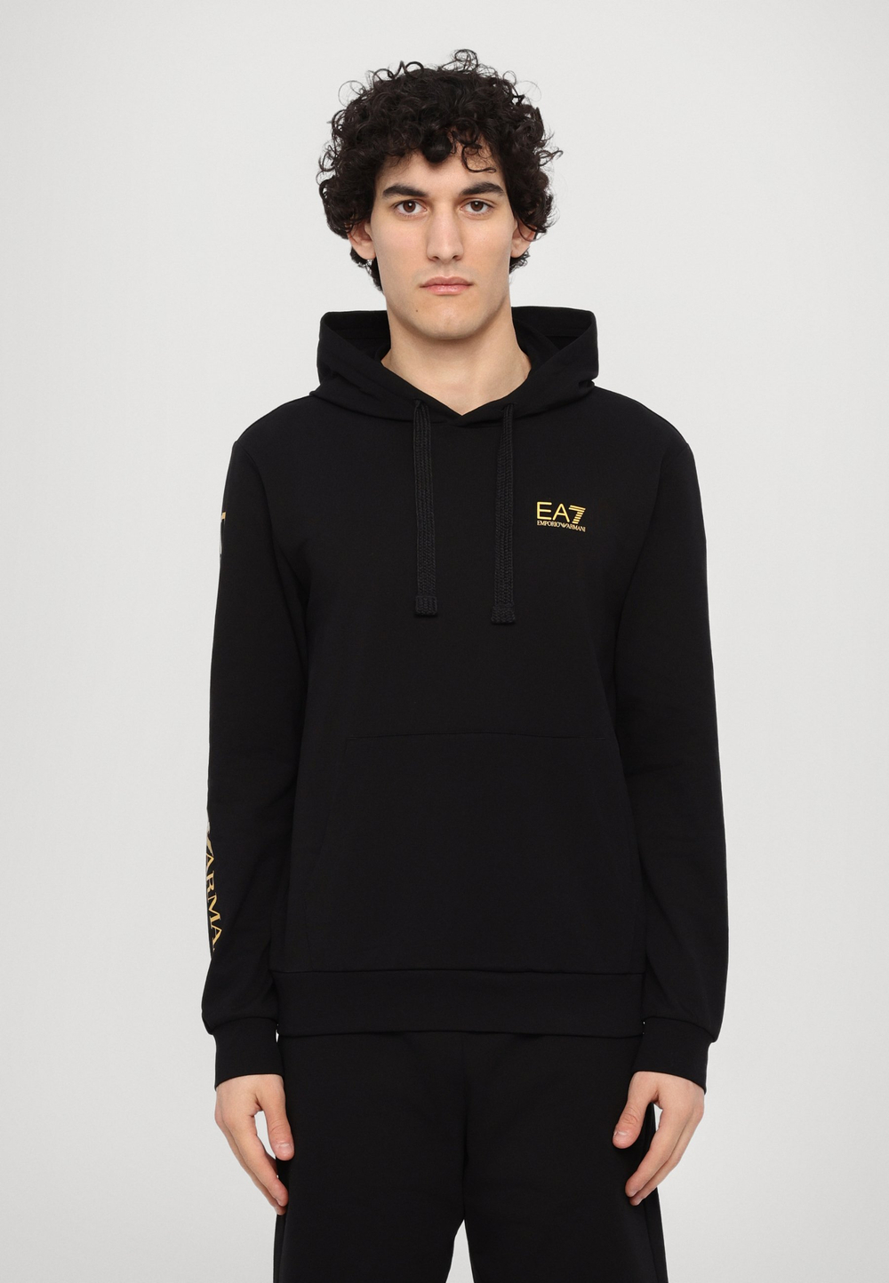 EA7 Emporio Armani UNISEX - Толстовка с капюшоном - Чёрный