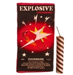 700B Explosive Thunders: Петарды Корсар 2 (двадцатки) с фитильным поджигом от Winda, 10 шт. в пачке, арт. 700B
