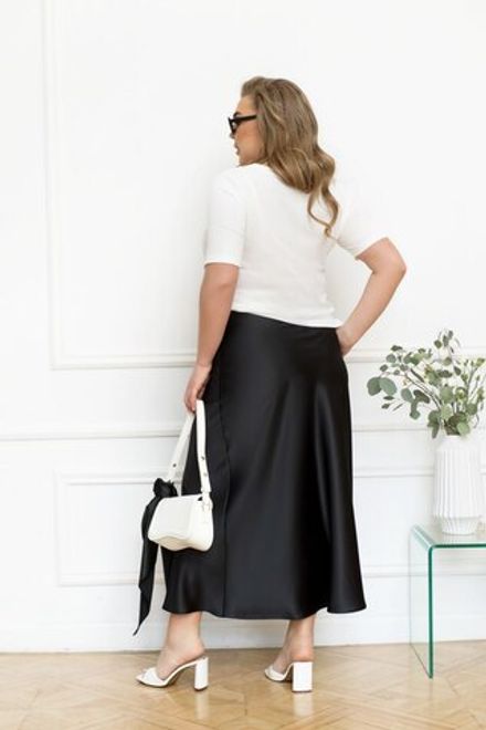 Юбка атлас УК-2508 Fabrika Фото 2