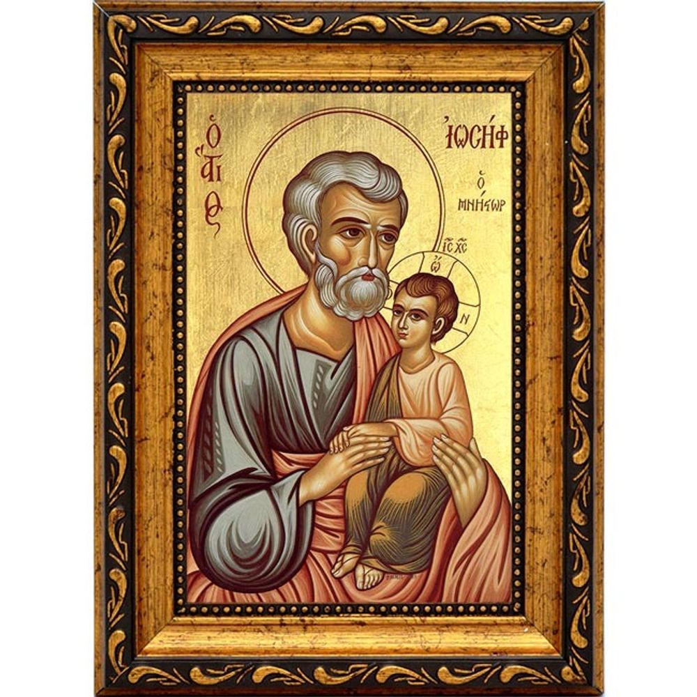 Иосиф Обручник Праведный. Икона на холсте.
