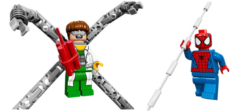 LEGO Super Heroes: Кража грузовика Доктора Осьминога 76015 — Doc Ock Truck Heist — Лего Супергерои Марвел