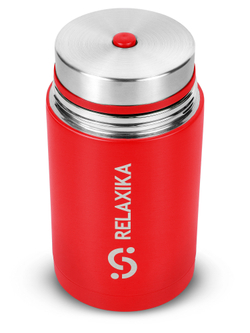 Термос для еды Relaxika 301 (1 литр), красный