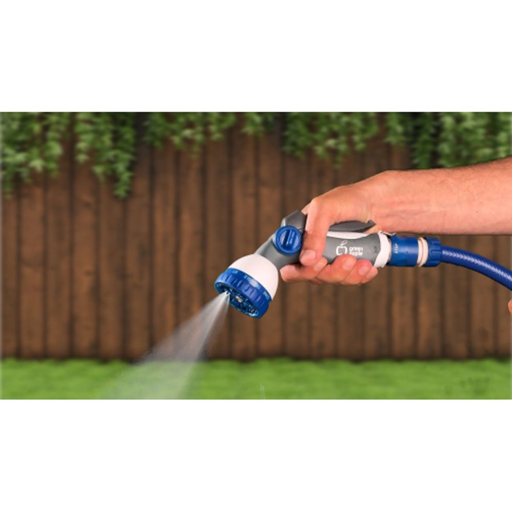 GWHM12-037 GREEN APPLE Пистолет-распылитель, пластик, 8 режимов