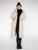 Купить Пуховик ko-ko-ko зимний женский бежевый Пуховик ko-ko-ko зимний женский бежевый