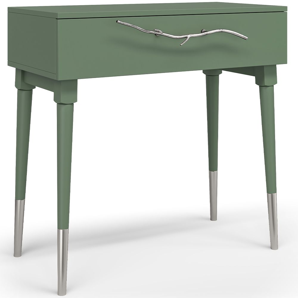 Консоль Арт Колор matte Стайл Сильвер Зеленый нефрит матовый