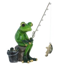 GAEM Фигурка декоративная "Лягушка", L16 W10 H15 см, 2в.