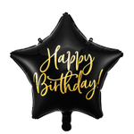 Шар Фольгированный Звезда (Черный)