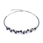 Колье Coeur de Lion Black-Crystal 4640/10-1318