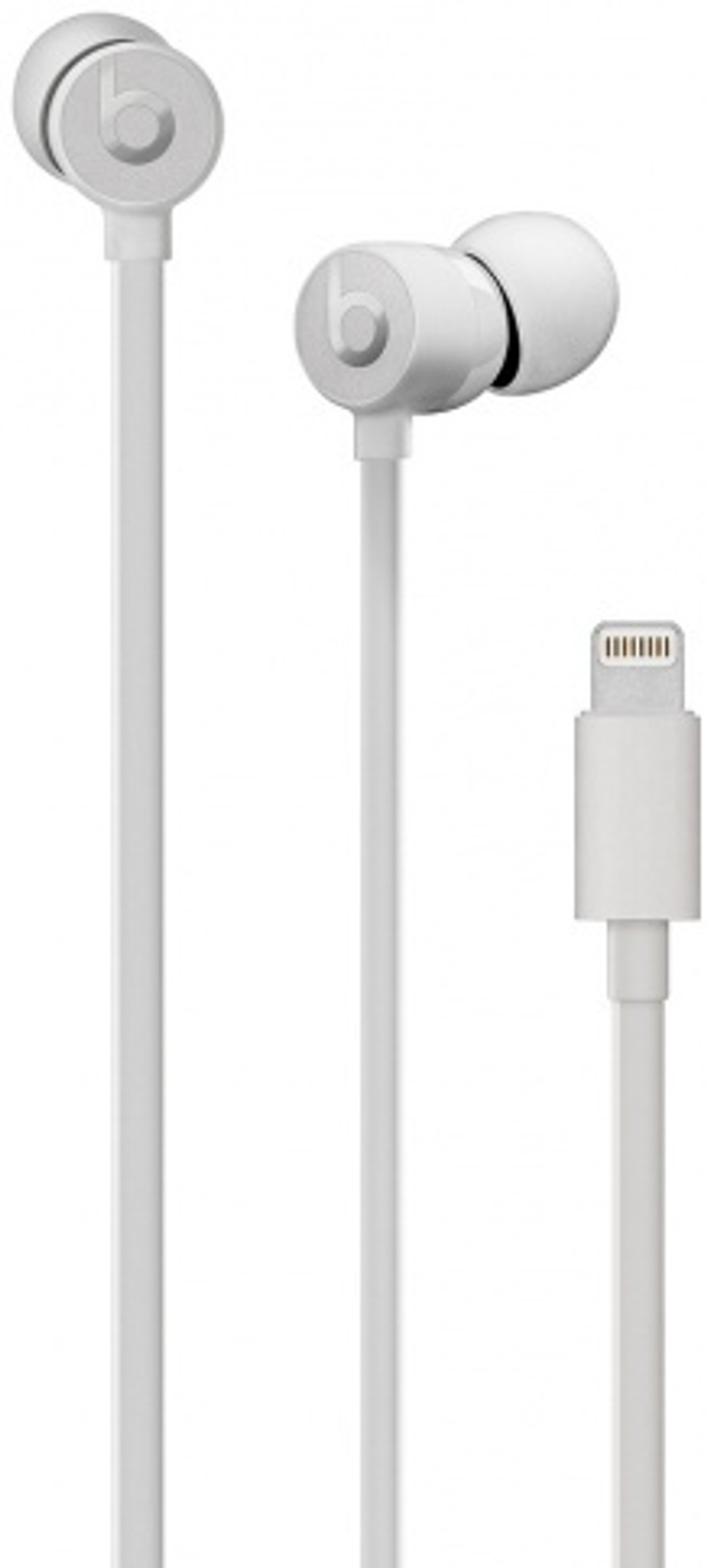 Гарнитура вкладыши Beats Urbeats3 Lightning 1.2м серебристый матовый проводные (MR2F2ZE/A)