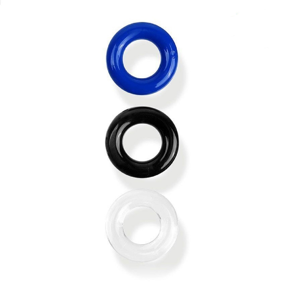 Набор эрекционных колец разноцветные 3 шт