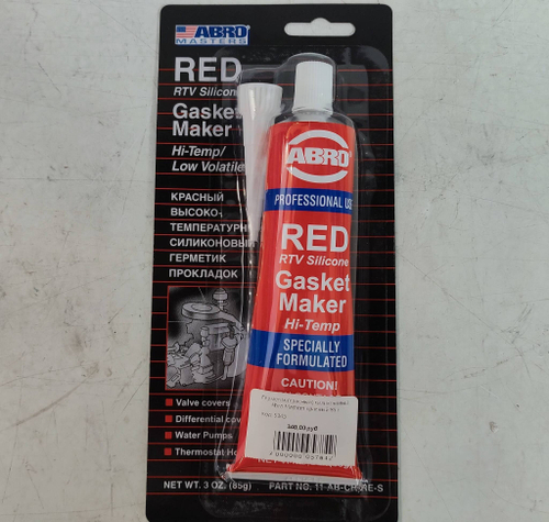 Герметик (красный) силиконовый Abro Masters красный 85 г 11-AB-CH-RE-S