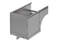 Угол CDSD 90 вертикальный внеш. переходник прав. осн.500 H80 в комплекте с крепежными элементами и соединительными пластинами,необходимыми для монтажа, горячеоцинкованный