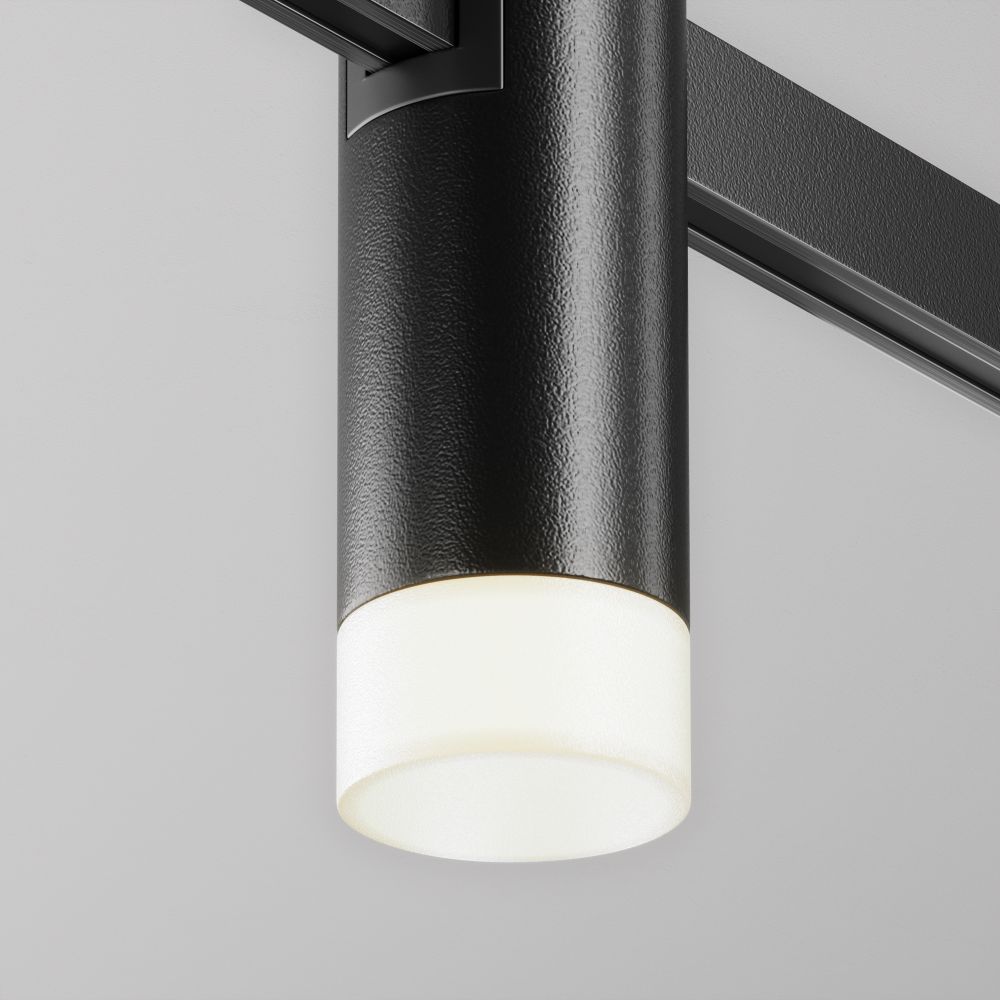 Трековый однофазный светодиодный светильник Maytoni Flarity Skim TR145-1-3W4K-W-B