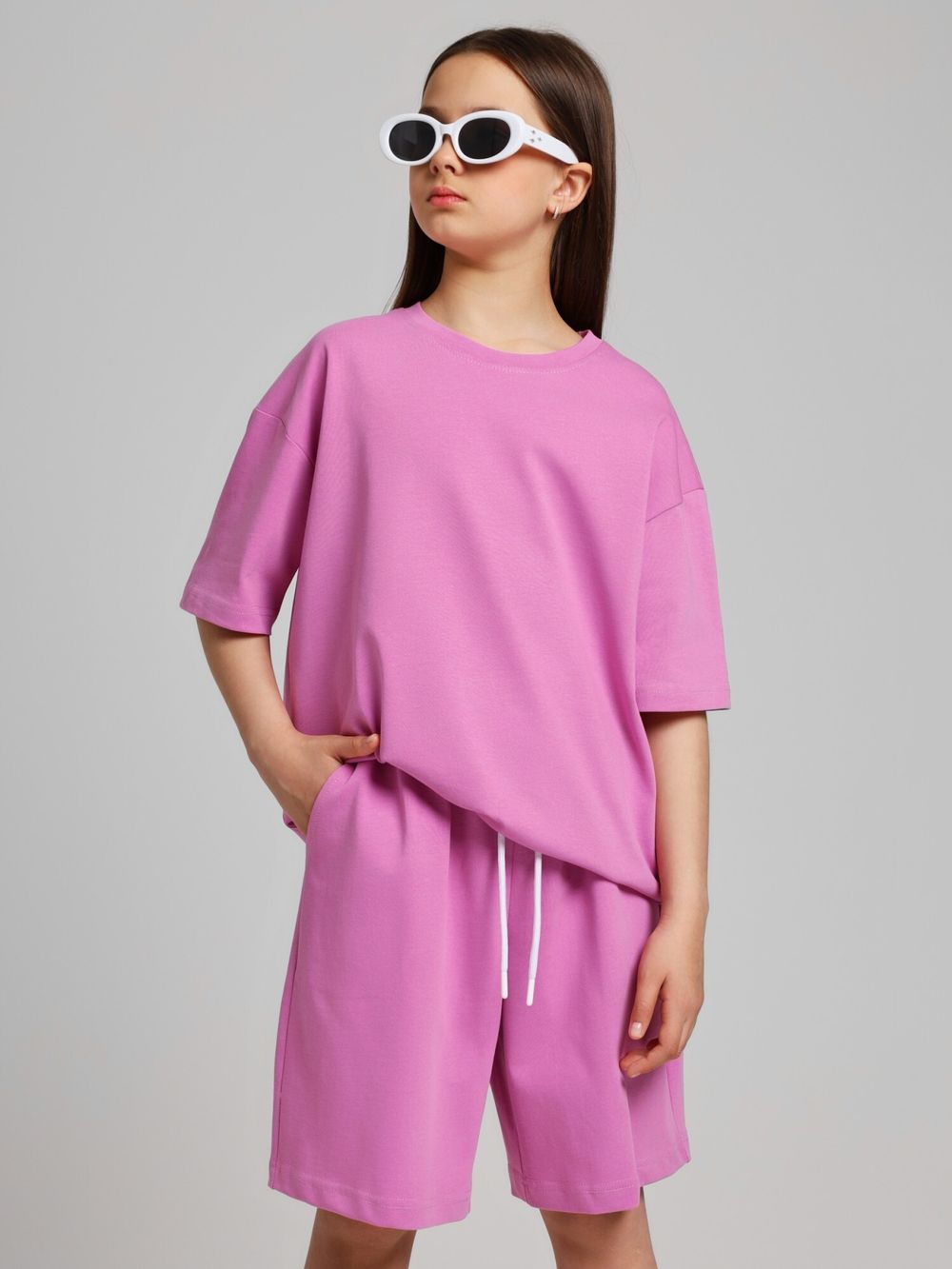 Костюм для девочки Азарт-1 Виотекс РОЗОВЫЙ