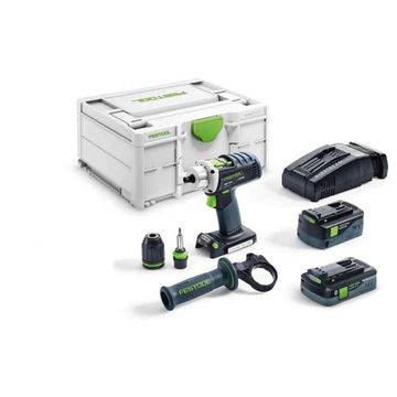Дрель-шуруповерт аккумуляторная FESTOOL QUADRIVE DRC 18/4 5,2/4,0 I-Plus-SCA