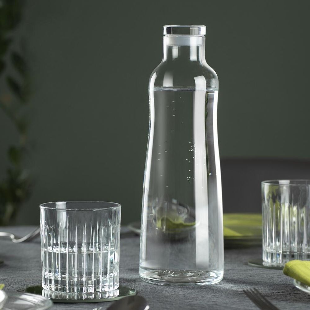 Бутылка для воды 1 л с крышкой хр. стекло Eco Bottle d 9 см h27,2 см RCR [1]