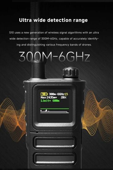 SKYDROID S-10 / «СОКОЛ 10» портативный всенаправленный детектор-обнаружитель дронов