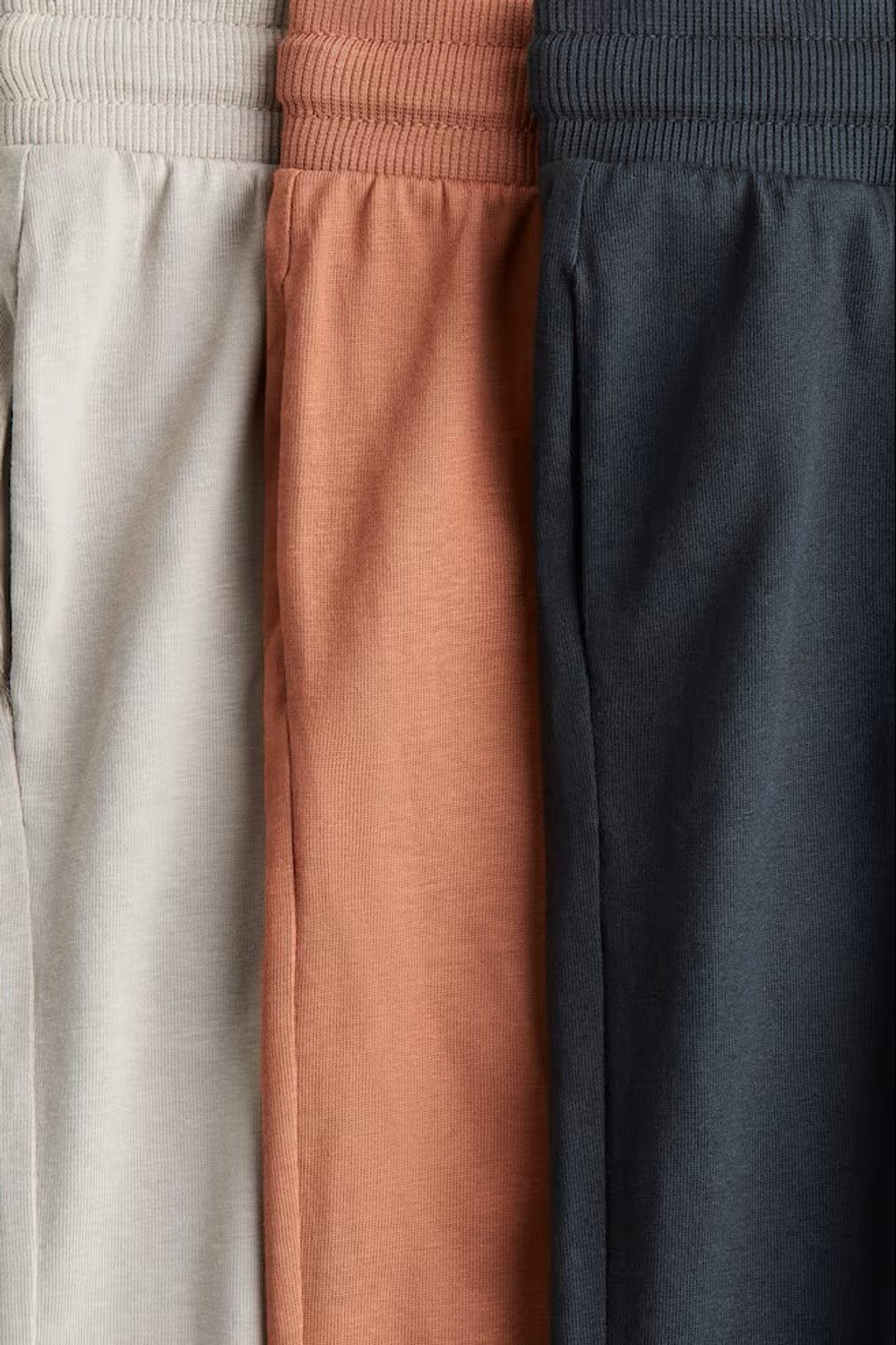 H&M Набор из трех брюк-джоггеров, темно-серый