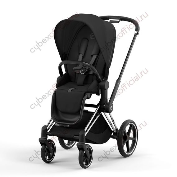 Прогулочная коляска Cybex Priam IV Sepia Black шасси Chrome Black