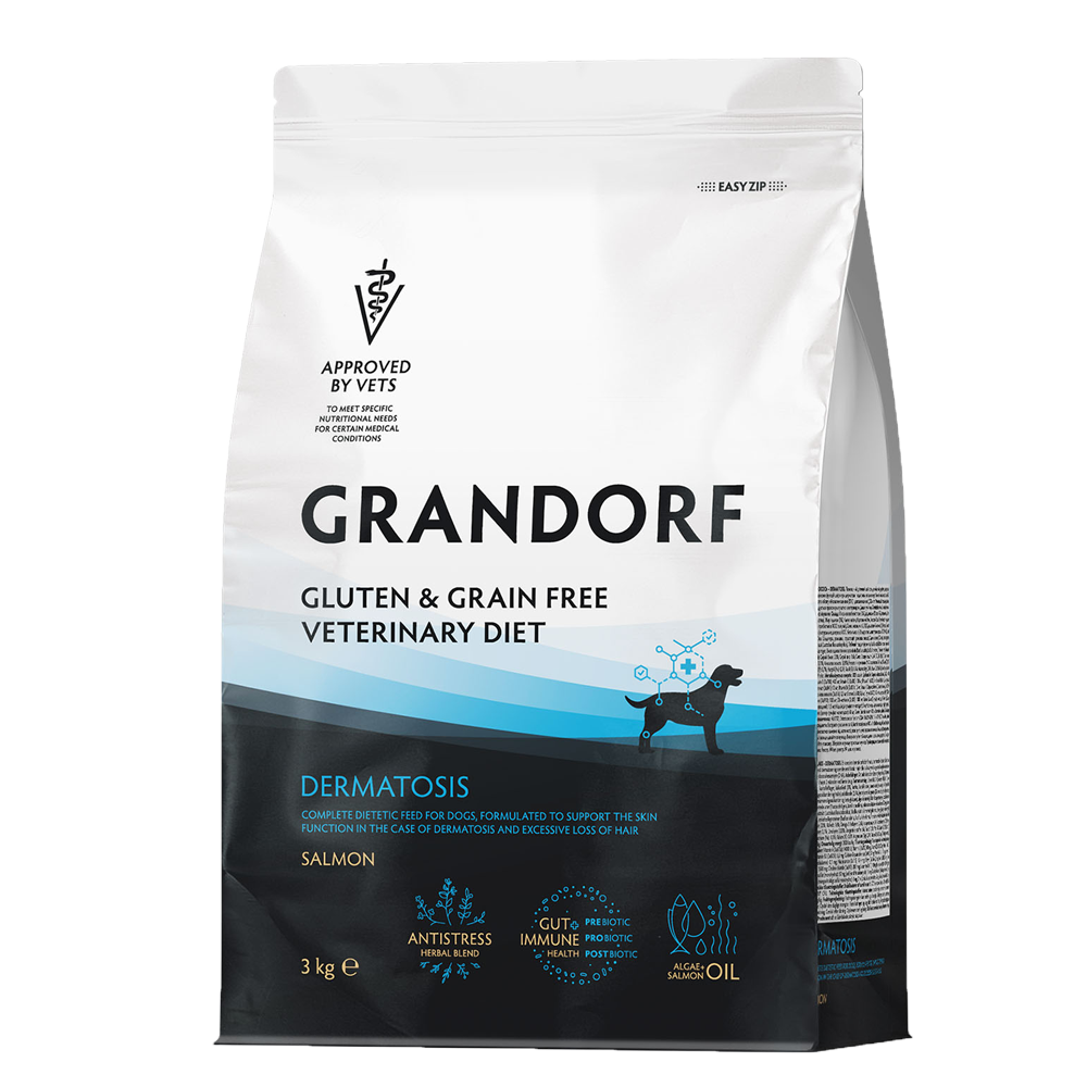 GRANDORF VETDIET Dermatosis Salmon- ВЕТДИЕТА для собак при дерматозах.