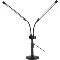 Настольный светильник для растений ЭРА FITO-20W-АLED-Ra полного спектра 20 Вт черный | Светильники для растений