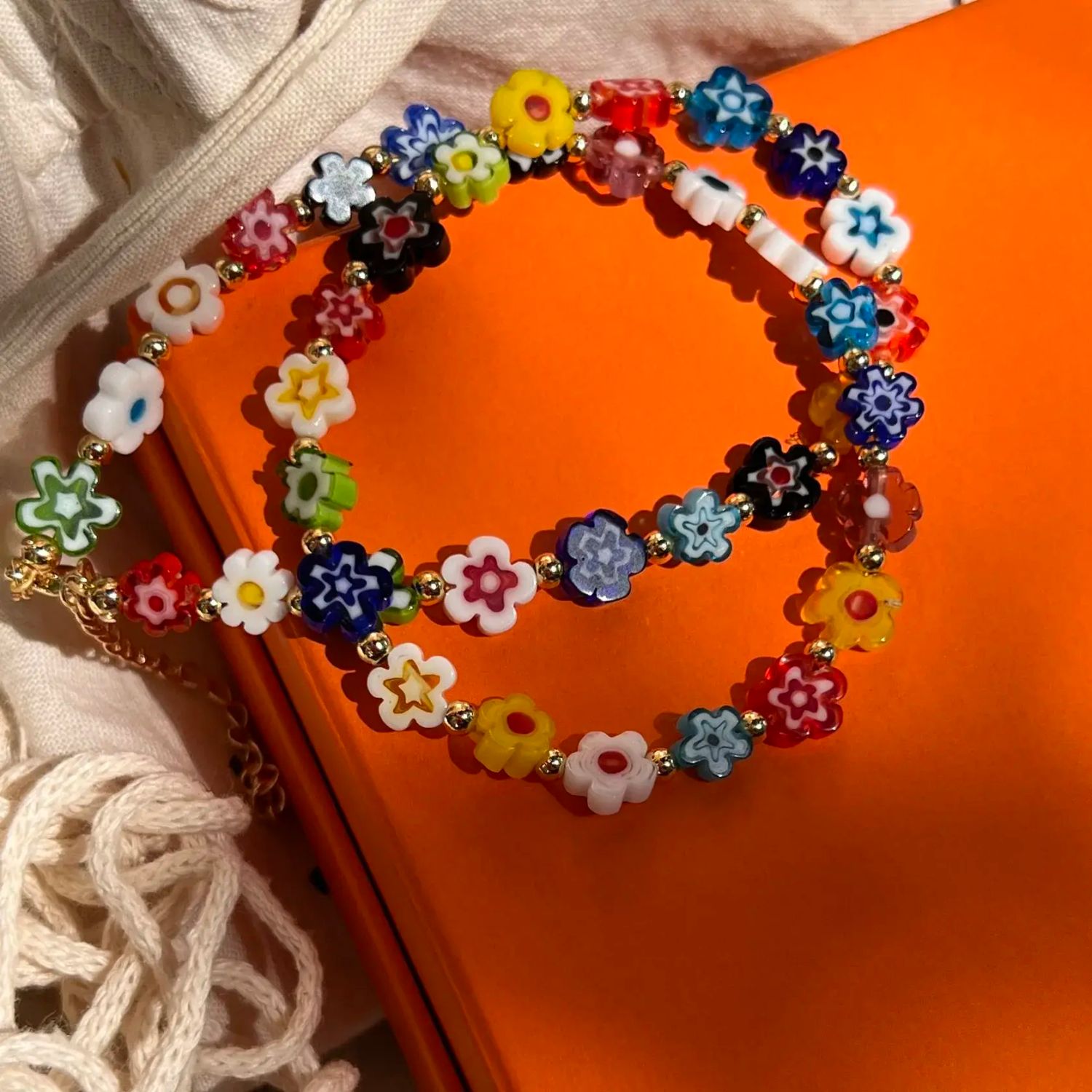 Чокер Flower Power Colorful Choker