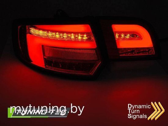 Фонари задние LED BAR RED WHIE SEQ для AUDI A3 8P 5D 03-08