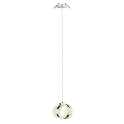 5029/8L L-VISION ODL24 000 хром/металл/акрил Подвес LED 8W 4000K 448лм MIRAGE