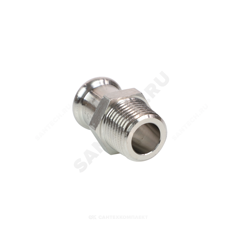 Муфта сталь нерж AISI 316L Дн 15х1/2" Ру16 пресс/НР Inoxpres RM 187102015