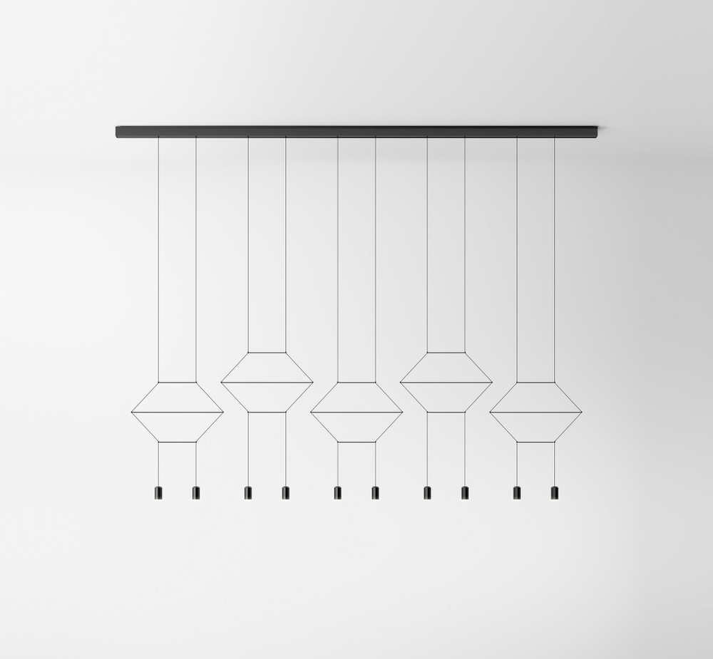 Ceiling design lamp  Wireflow 0330 by Vibia
