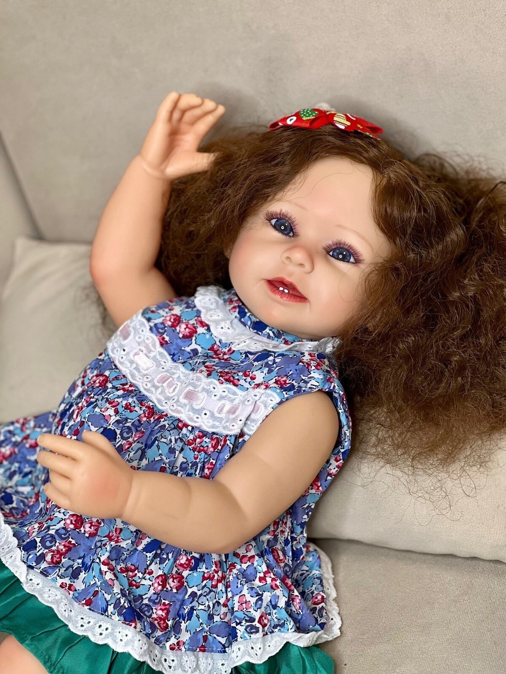 Кукла Реборн виниловая 55см в пакете (FA-306A)