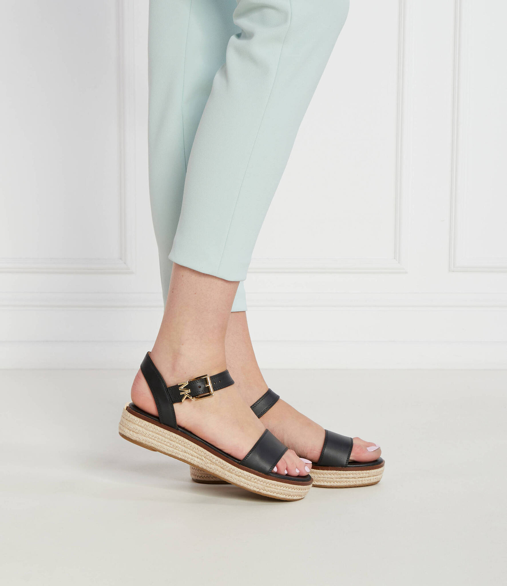 Кожаные босоножки richie Michael Kors - черный(40S4RIFSAL)