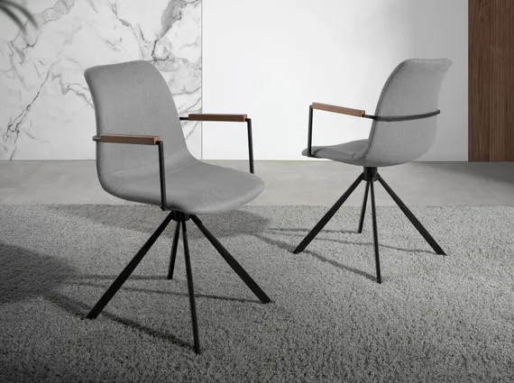 Стул Angel Cerda 4105, крутящийся, серый