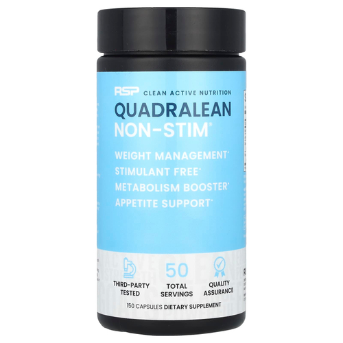 RSP Nutrition, QuadraLean Non-Stim®, 150 капсул