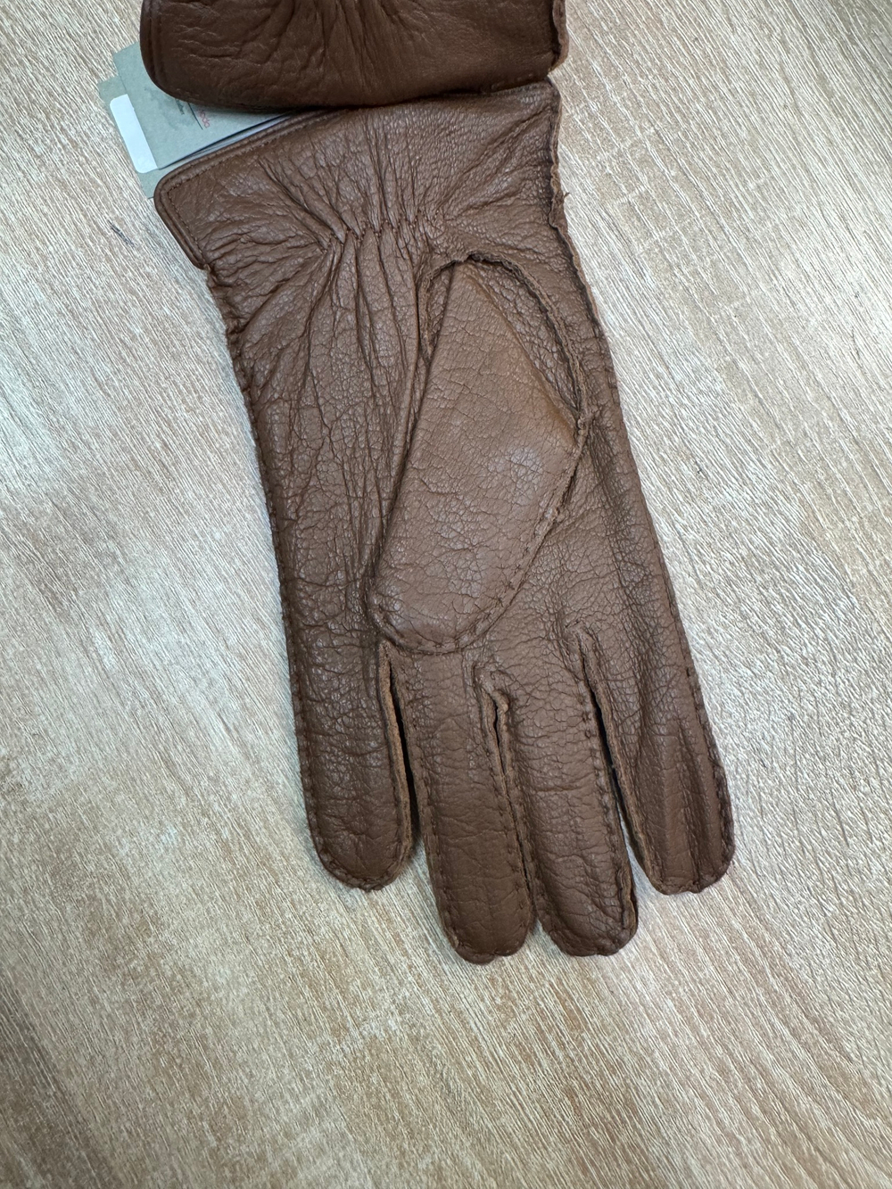 Перчатки. Мужские. Материал верха: Кожа оленя. Подклад: Трикотаж-шерсть. 5 шт.