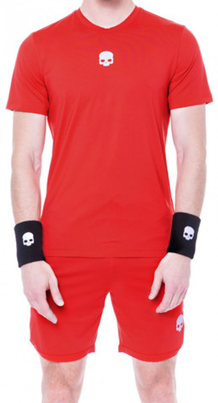 Мужская теннисная футболка Hydrogen Tech Tee - red