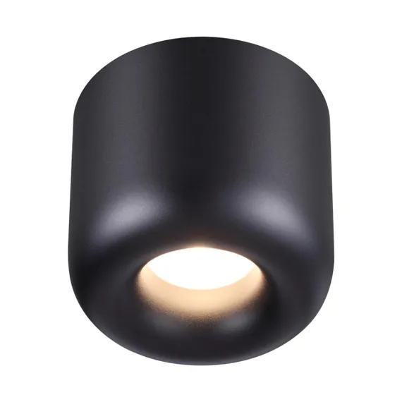 359440 OVER NT24 320 черный Светильник накладной влагозащищённый IP44 LED 10W 220-240V 3000K 650Лм LISSE