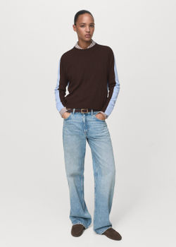 Комбинированный джемпер