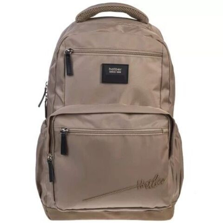 Рюкзак школьный 46*31*17см Hatber "Prime. Dark beige" полиэстер