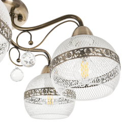 Потолочная люстра MyFar Frank MR1651-5C, кол-во плафонов: 5 шт