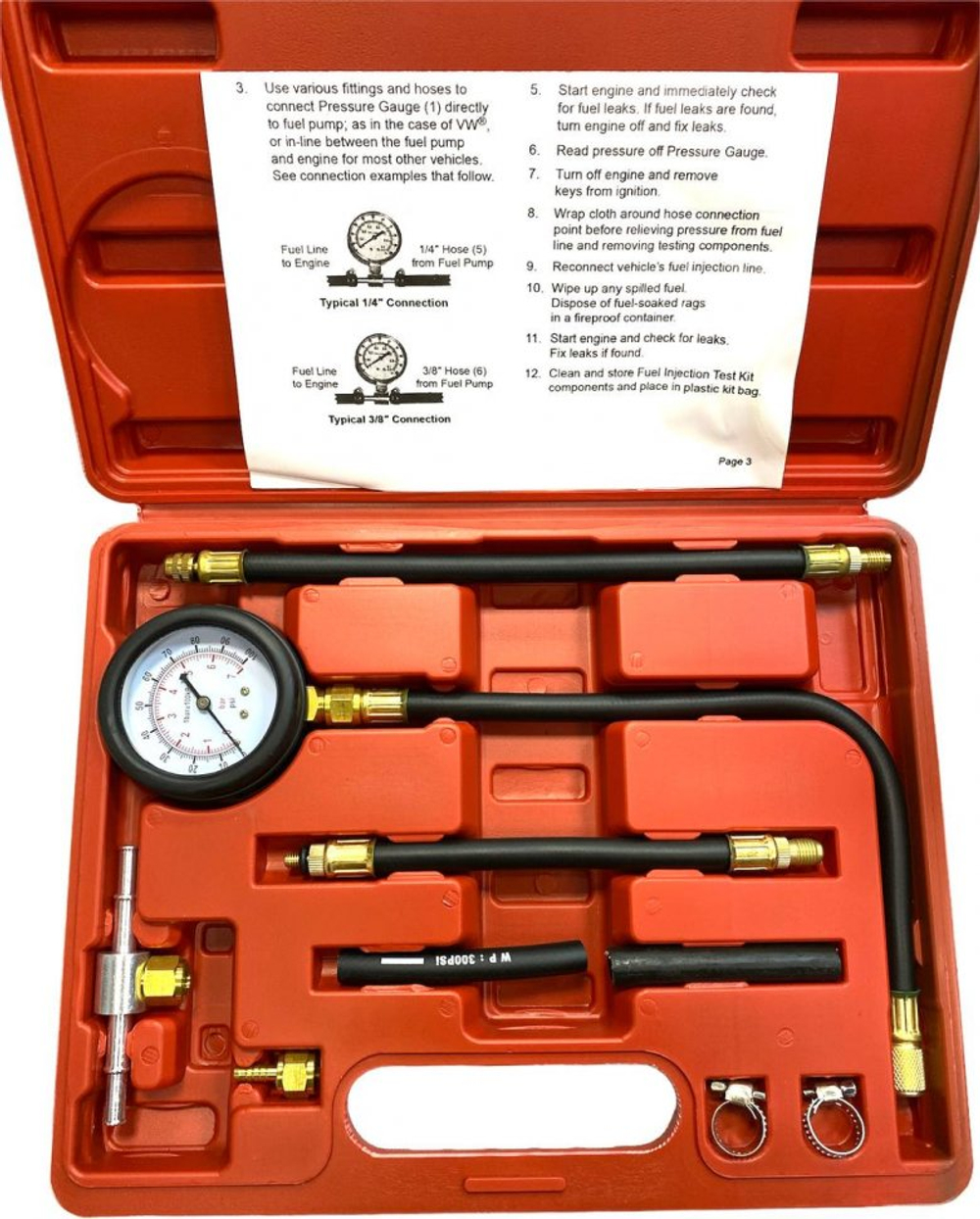 Индикатор давления в топливных системах 8 предметов, Horex, арт. № HZ 27.1.028S