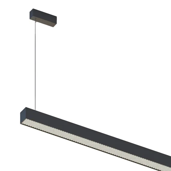 ST612.433.32 Светильник подвесной Черный LED 1*35W 3000K 698Lm Ra>80 120°IP20 L1120xW50xH60 180-220V Подвесные светильники
