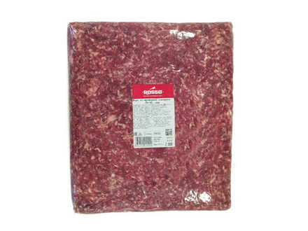 Фарш из мраморной говядины 70/30 (рубленый, фракция 13мм), ~2кг, ВУ, ROSSO, зам