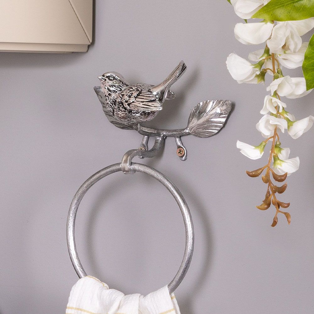 Держатель для полотенец Терра Лавли Античное серебро